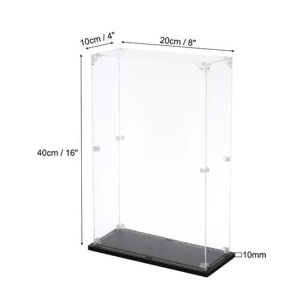 dimension image slide 18 of 65, Acrylic Display Case, for Displaying Collectibles, Dolls, Model Car