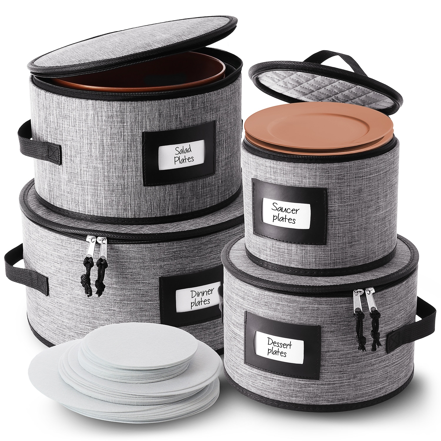 StorageBud Dinnerware Storage Containers - Stackable Holders for Plates,  Cups, Flatware, Stemware, & Platter Sets - Bed Bath & Beyond - 34847501