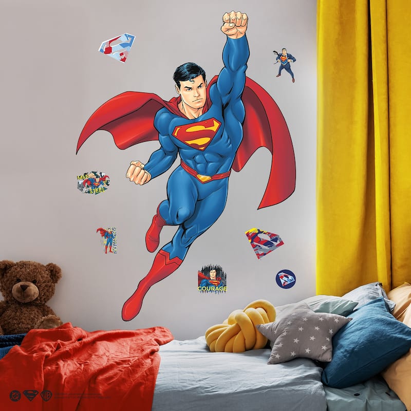 RoomMates Superman Global Hero Peel and Stick Wall Decals