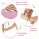 preview thumbnail 23 of 22, Costway Baby High Chair Wooden Feeding Chair with 4-Gear Tray &