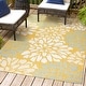 preview thumbnail 76 of 200, JONATHAN Y Floral Textured Weave Indoor/Outdoor Area Rug