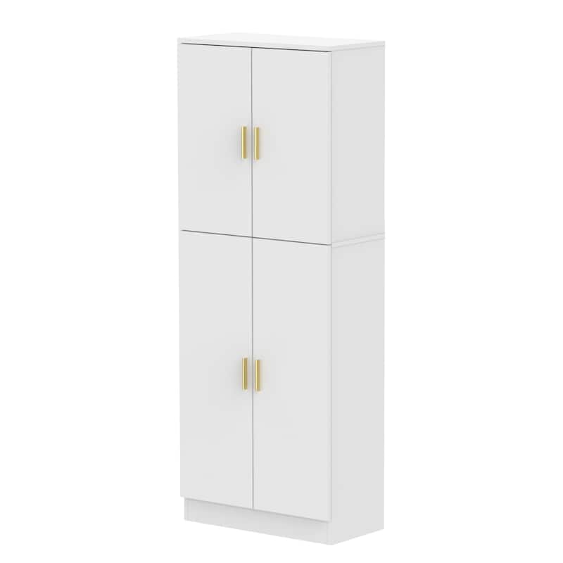 61.2"H 23.3"W Food Pantry Storage Kitchen Adjustable Shelves(Compact) - 61.2"H x 23.3"W