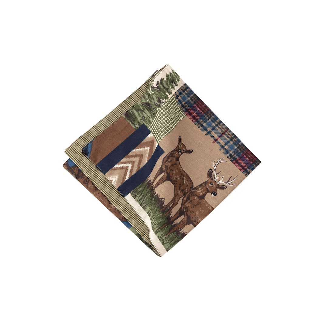 Rutherford Cotton Reversible Thanksgiving Cloth Napkin Set of 6