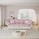 preview thumbnail 25 of 49, 74.8" Queen Pull Out Sofa Bed with Tufted Design and 2 Pillows