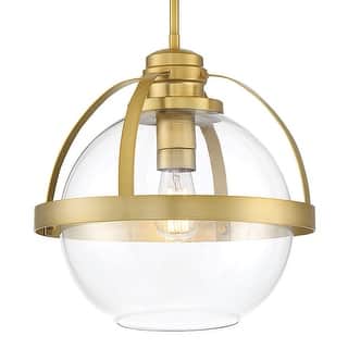 Savoy House Pendleton 14" Wide Pendant with Glass Shade