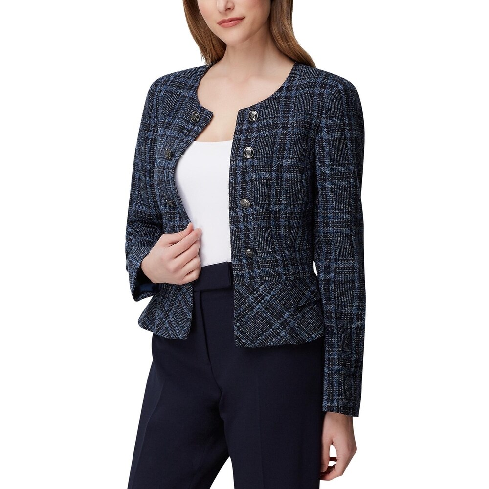tahari olenna structured blazer