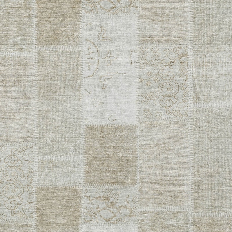HomeRoots Patchwork Traditional Rectangle Outdoor Rug