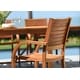 preview thumbnail 4 of 10, LifestyleGarden George 11 piece FSC Wood Outdoor Patio Dining Set - 11 Piece