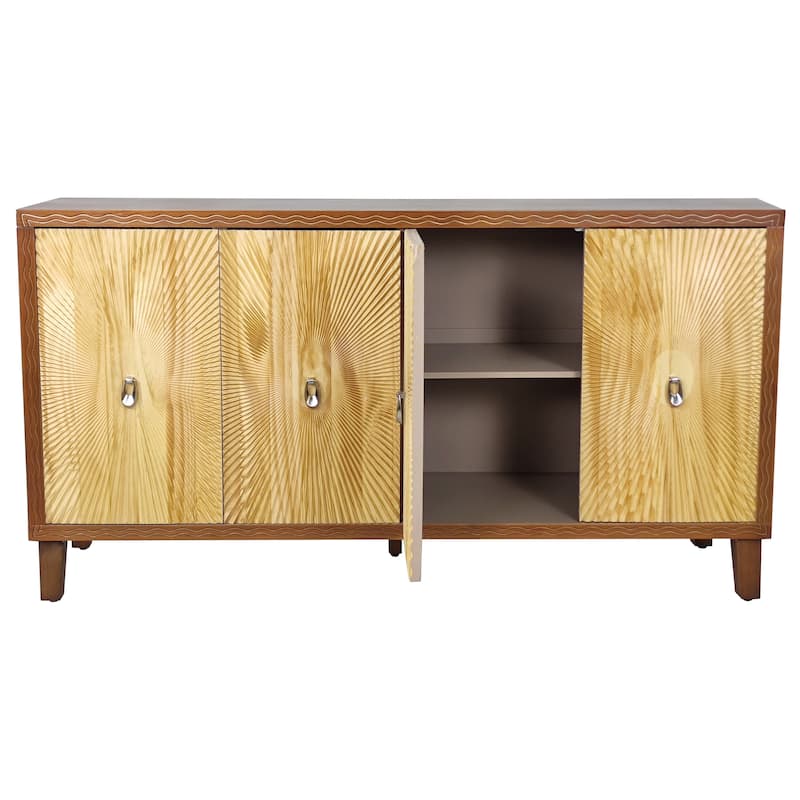 Large Buffet Storage Cabinet with Adjustable Shelves