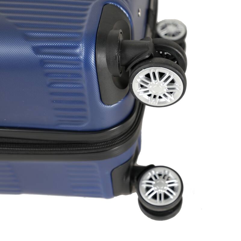 Luggage Sets 3 Piece, Modern ABS Carry On Hardshell Lightweight Durable Suitcase with TSA Lock and Spinner 8 Wheels & Bag