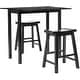 preview thumbnail 5 of 12, SAFAVIEH Graham 3-Piece Counter-Height Set Pub Table - 36" W x 36" L x 36" H