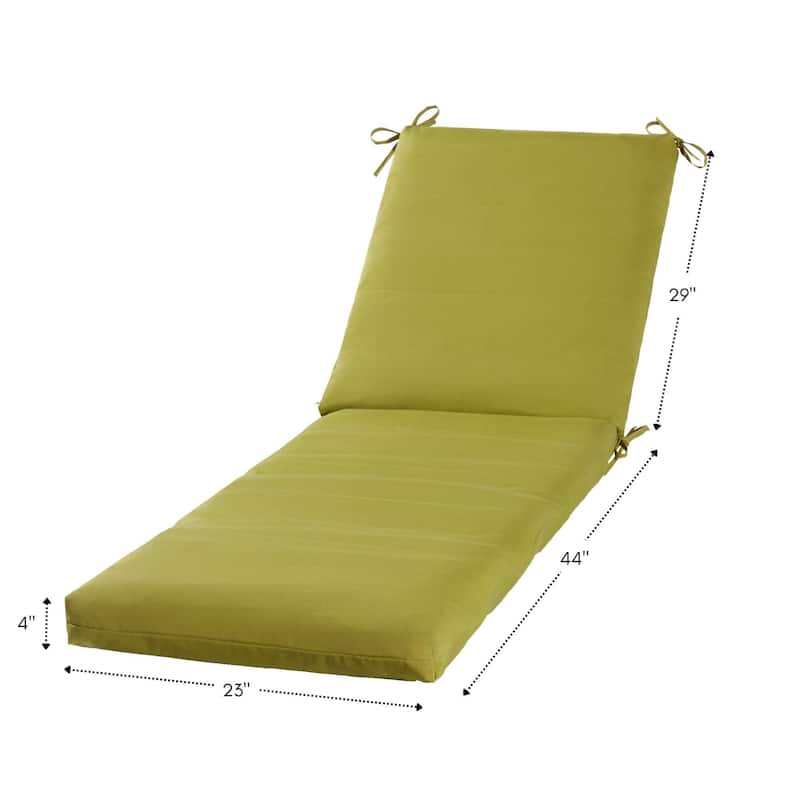 Greendale Home Fashions Outdoor Chaise Cushion (Cushion Only)