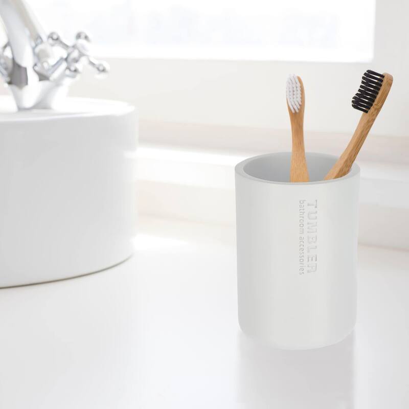 Modern Bathroom Tumbler, Minimalist Design Toothbrush Holder, Versatile Home Organizer
