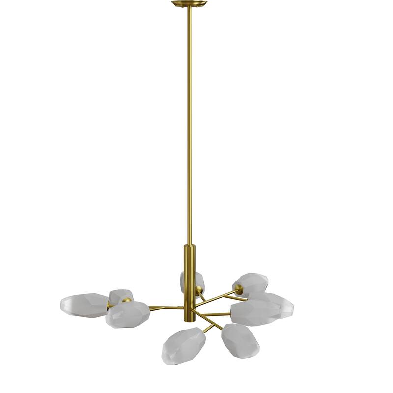 Catalina 9 Light Gold Chandelier - 41 x 41 x 28