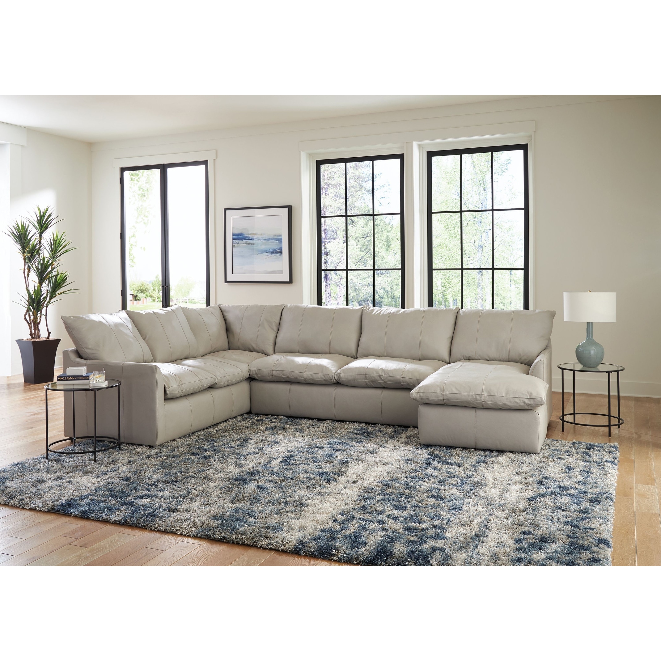 Left facing u shaped sectional discount