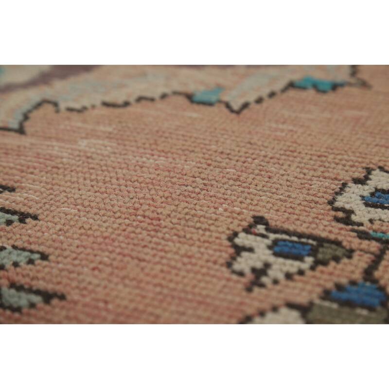 Vintage Medallion Tabriz Persian Area Rug Handmade Wool Carpet - 6'4" x 9'7"