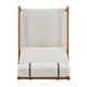 preview thumbnail 10 of 30, Christopher Knight Home - Jennie Tall-Back Wood Armchair with Ergonomic Comfort for Any Room