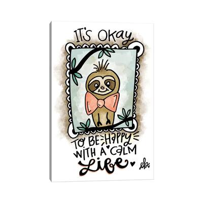iCanvas "A Calm Life" by Erin Barrett Canvas Print