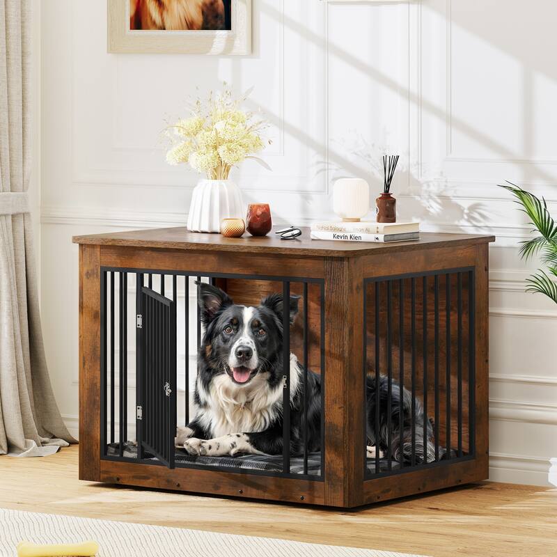 Moasis Dog Crate Furniture, End Table