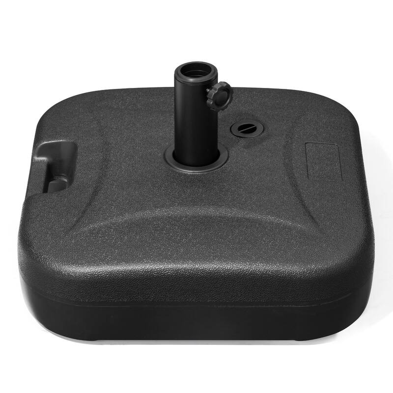 Crestlive 45/53 lbs Outdoor Square Patio Market Umbrella Base Cobblestone Concrete Stand Holder