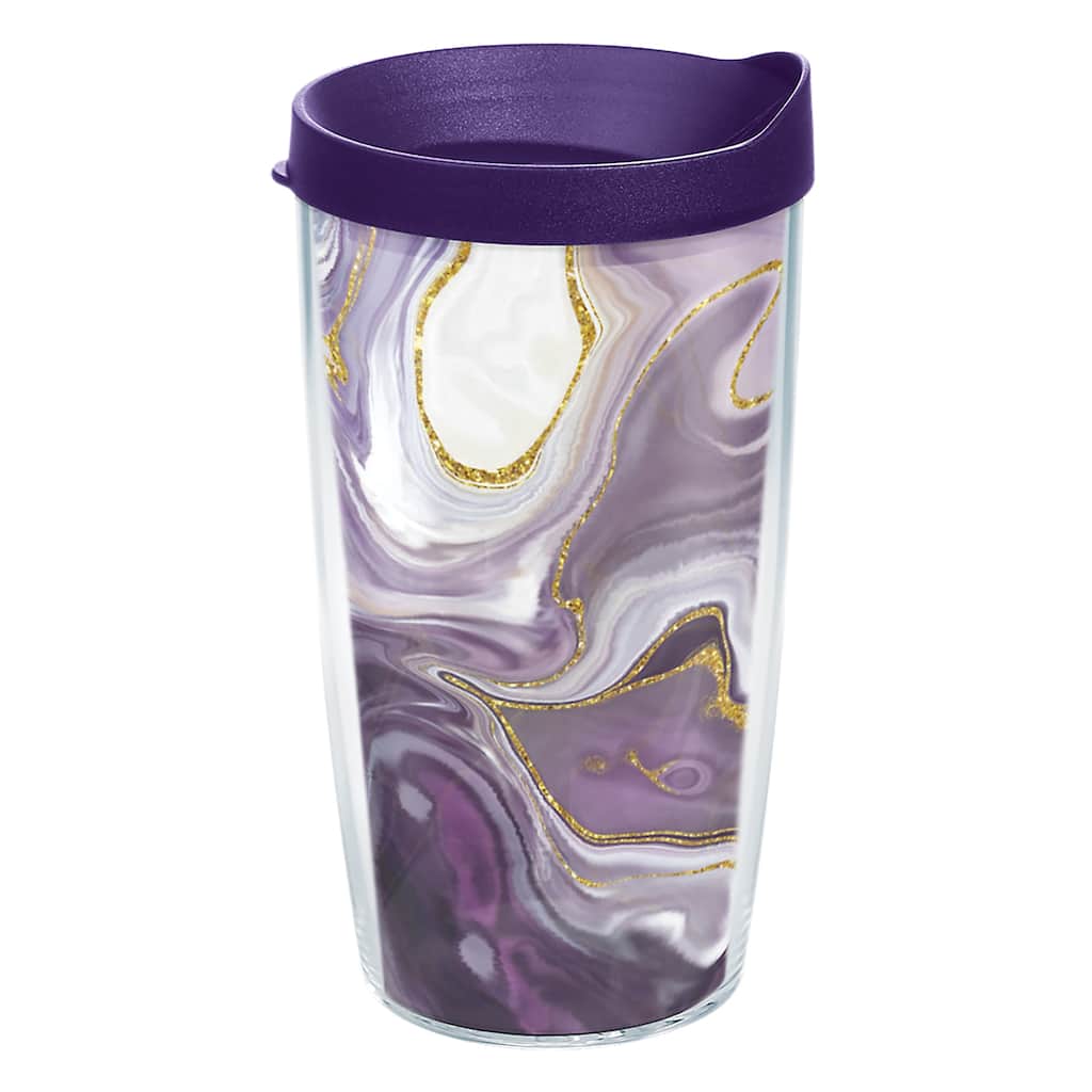 Tervis Marble Alexandrite Made in USA Double Walled Insulated Travel Tumbler, Classic