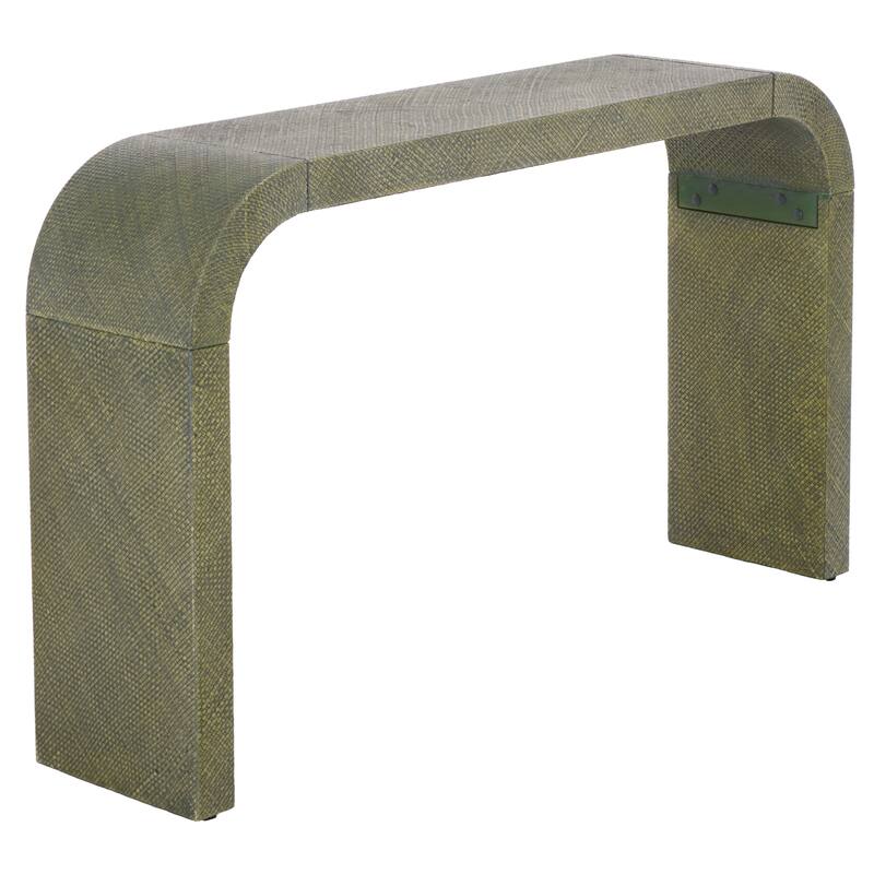 SAFAVIEH Home Bayu Curved Console Table - 12"W x 52"D x 31"H