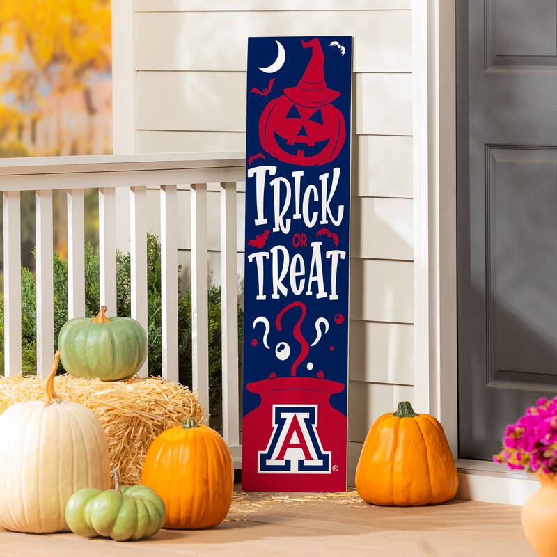 47" Double Sided Seasonal Porch Leaner, University of Arizona - 47" x 11.25" - Halloween