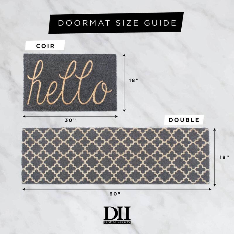 DII Seasonal Coir Doormat
