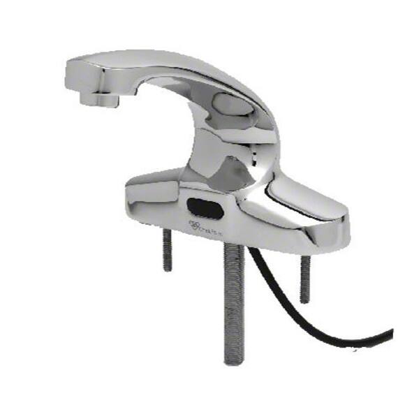slide 2 of 2, T and S Brass ChekPoint Deck Mounted Electronic Faucet with 4"