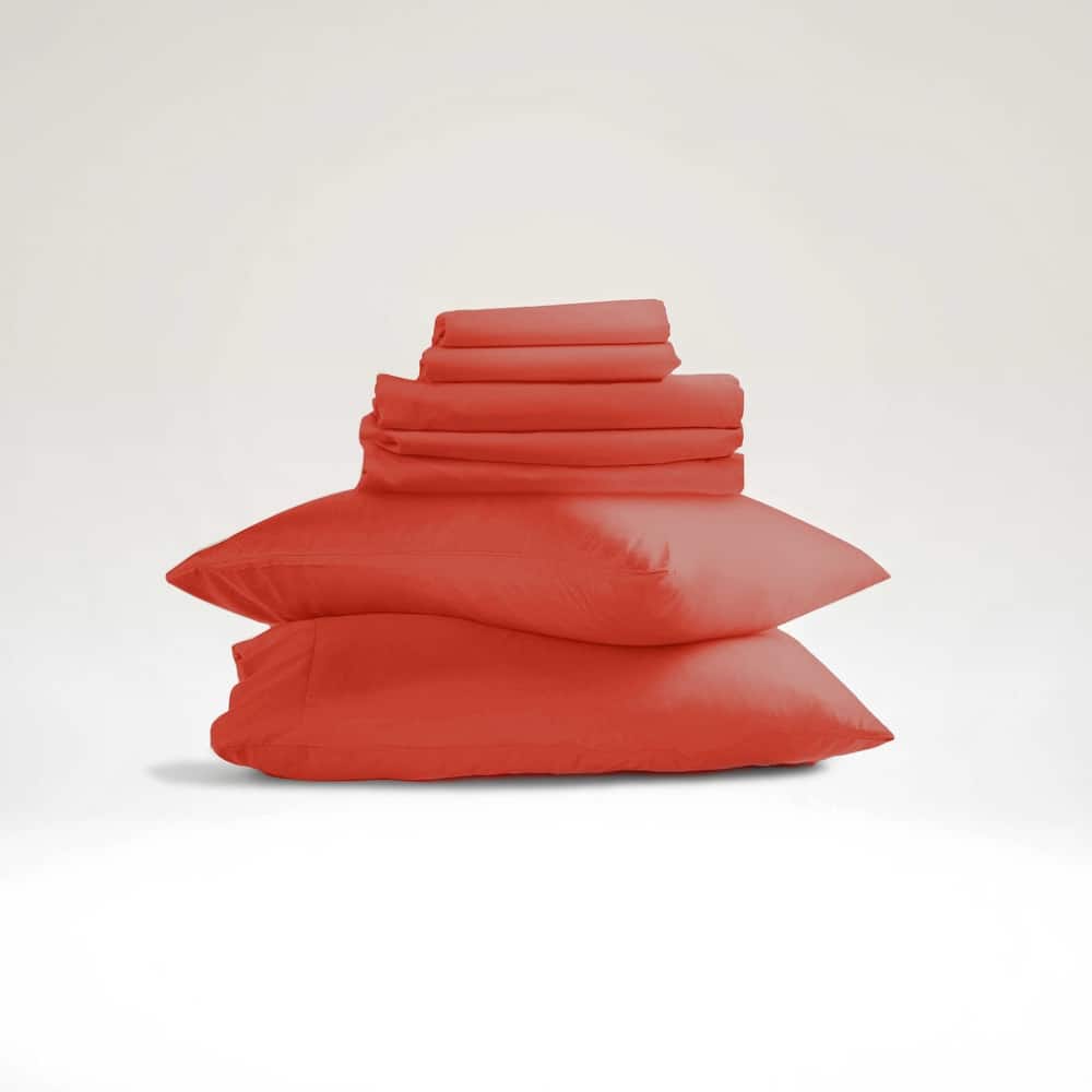 Empyrean 7 PC Bedding Set, Luxury Microfiber Duvet Cover With Sheets Bed Sets