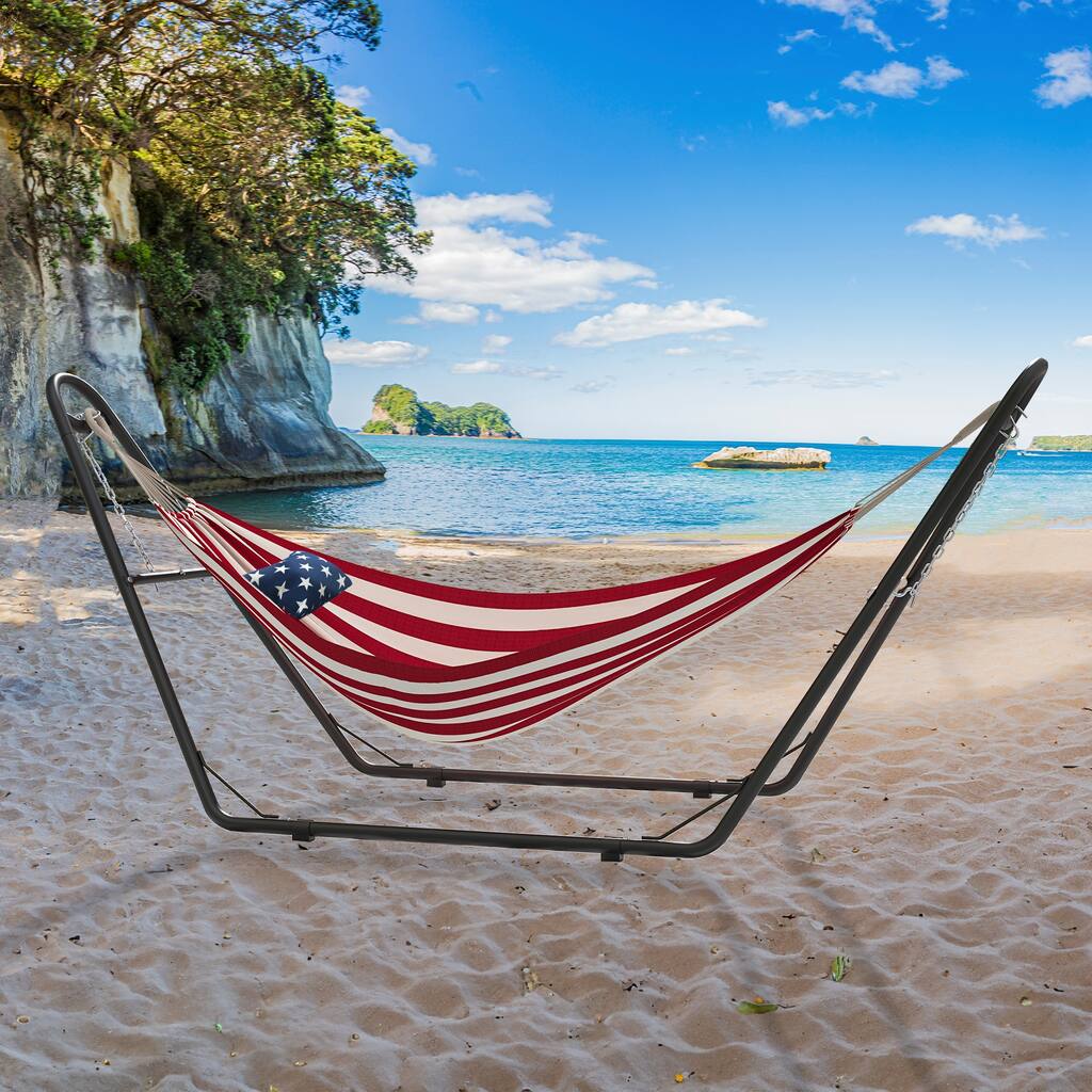 Sigle 2 Person Classic Hammock with Stand
