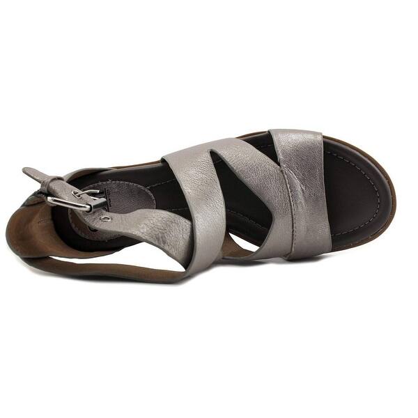 Shop Sofft Mirabelle Women Open Toe Leather Silver Gladiator