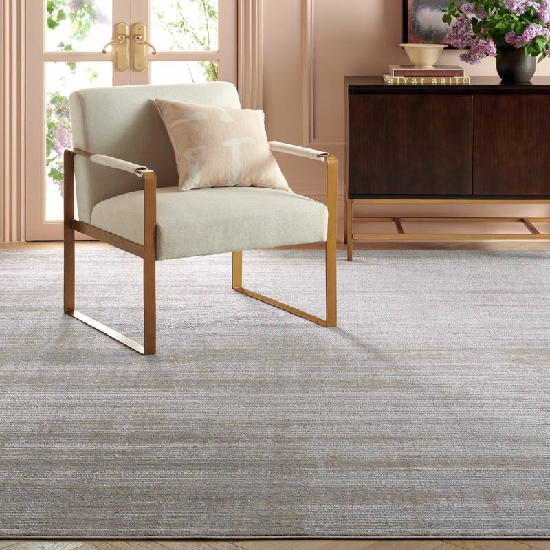 Martha Stewart Isabella Irfana Contemporary Rug - 5'5" x 7'7" - Grey/Gold