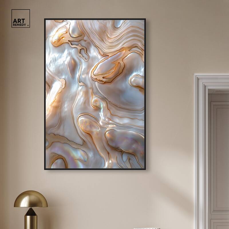 Fluid Preciousness I Canvas by Art Remedy
