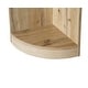 preview thumbnail 85 of 104, Q-Max 5-tier Wood Display Corner Bookcase