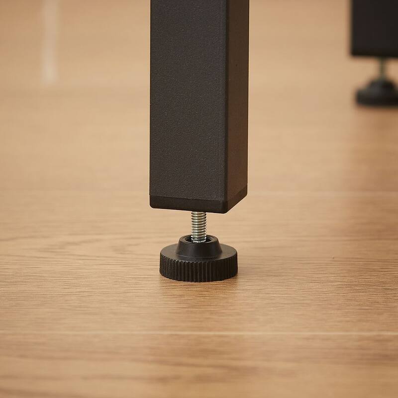 4 PCS Industrial Bar Table Set Long Bar Table with 3 PU Stools
