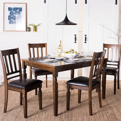 SAFAVIEH Kodiak Light Oak 5-piece Dining Set