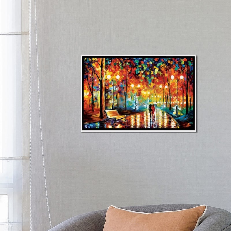 iCanvas "Rain's Rustle II" by Leonid Afremov Framed Canvas Print