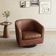 preview thumbnail 68 of 122, UIXE 360° Swivel Barrel Accent Chair Armchair For Living Room