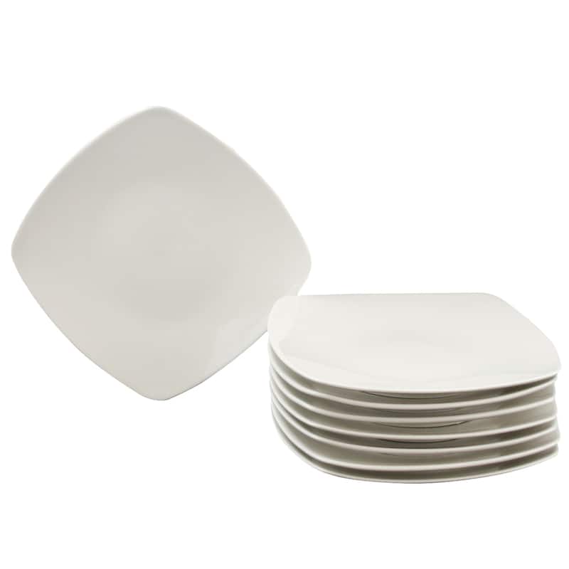 Gibson Zen Buffetware 8 Piece Dessert Plate