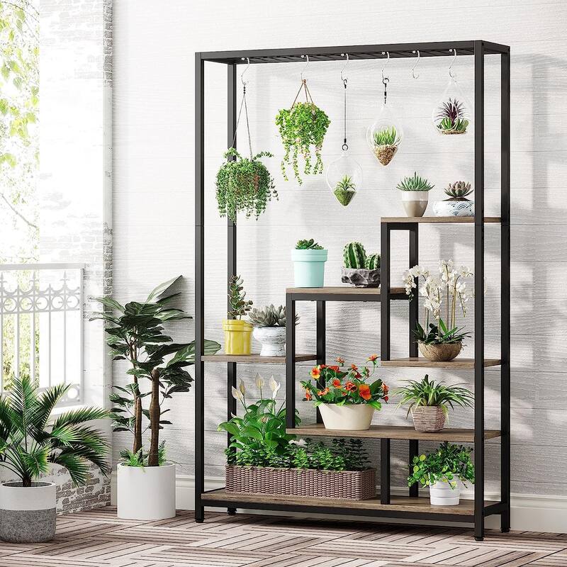 70.9 Inches Tall Large Indoor Plant Stand Metal Plant Shelf