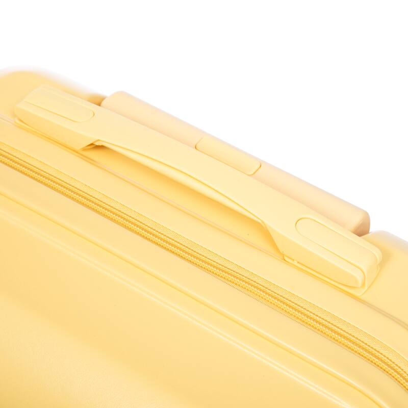 20 Inch ABS Hard Shell Travel Checked Luggage, Scratch Resistant Surface Four Multi-Directional Wheels, With Combination Lock