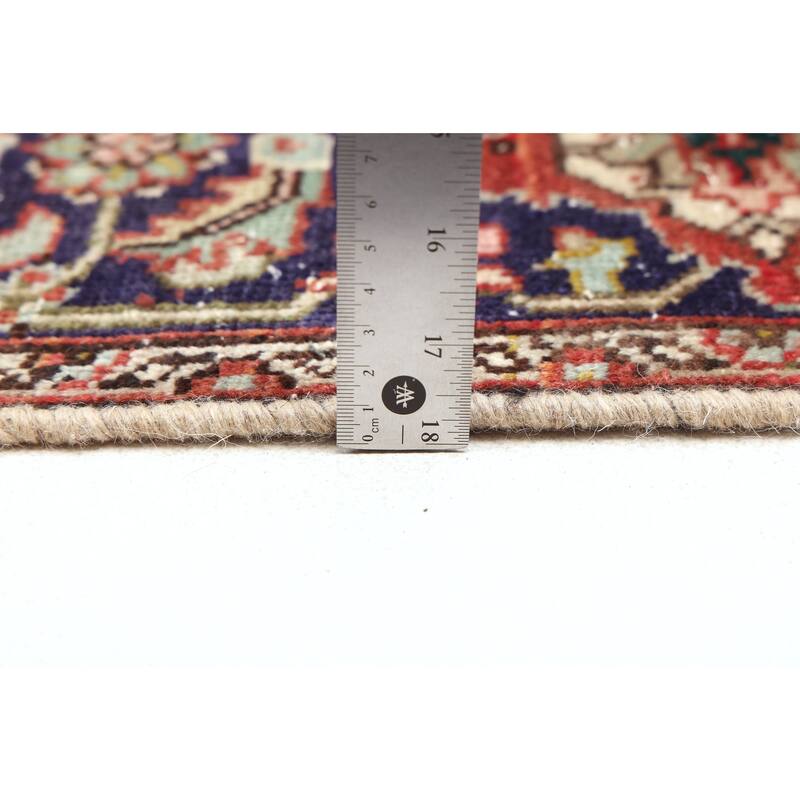 ECARPETGALLERY Hand-knotted Antalya Vintage Copper Wool Rug - 7'7 x 10'11