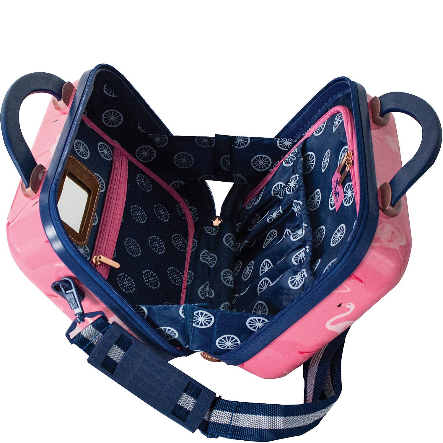 flamingo luggage strap