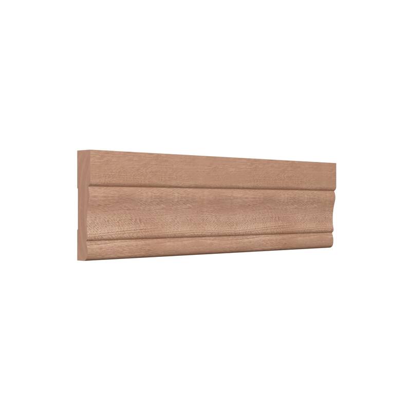 WM443: 5/8-in D x 3-1/4-in W x 96-in L Americraft Solid Hardwood Stain Grade Colonial Casing Moulding