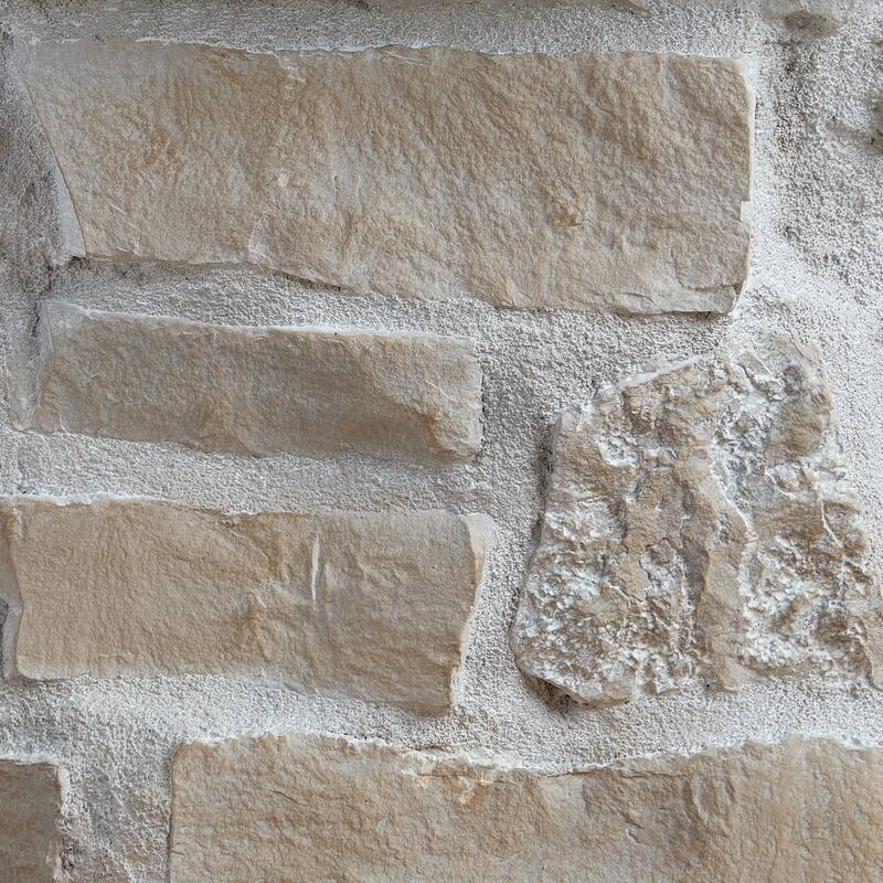 Scottsdale 40" Round Stone Propane Fire Pit Table in Beige by Real Flame