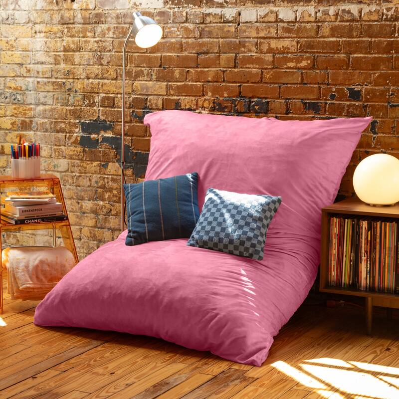 Jaxx 5.5' Huge Bean Bag Floor Pillow and Lounger for Adults - Microsuede