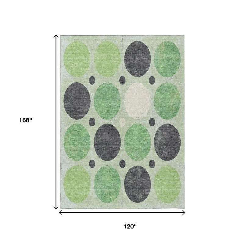 HomeRoots Geometric Transitional Rectangle Outdoor Rug
