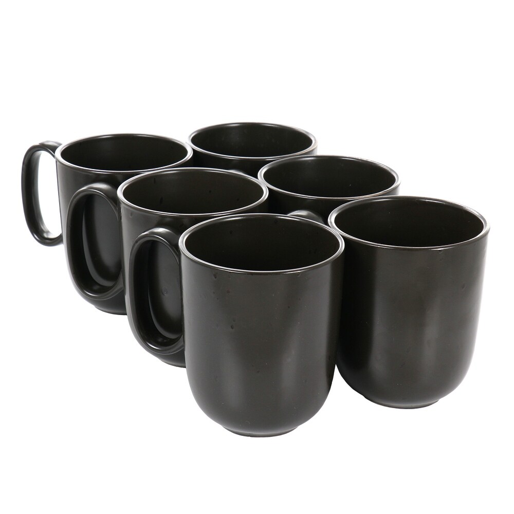 Libbey Kona Glass Coffee Mugs, Set of 6, Size: 16 oz, Clear