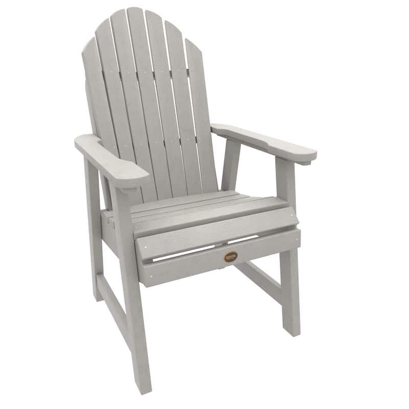 HIGHWOOD Commercial Grade Muskoka Adirondack Dining Chair - Harbor Gray